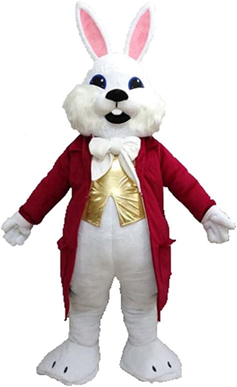 Rabbit easter mascot uniform